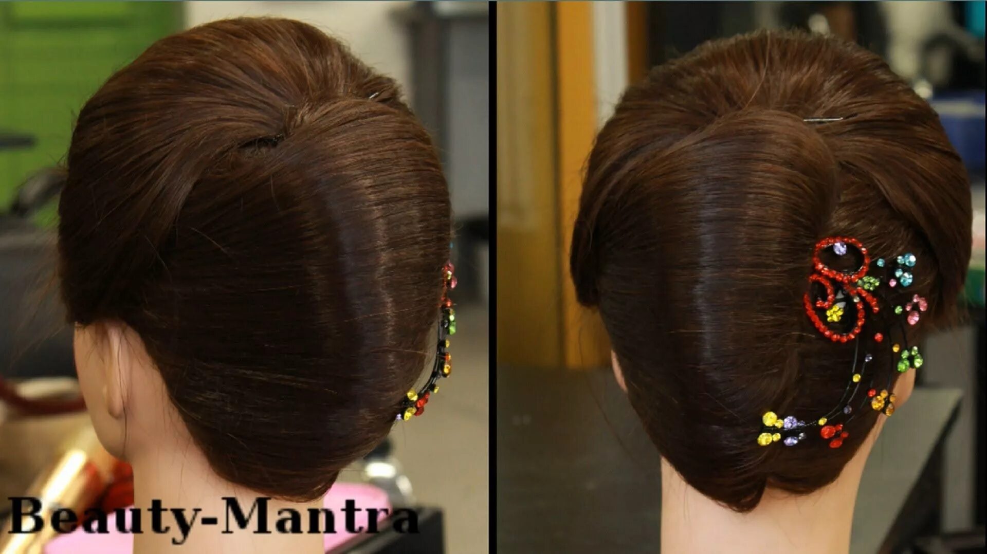 Прическа улитка на средние This is a French roll (vertical roll) #hairstyle . This is a great #hairstyle fo