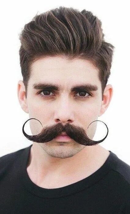 Прическа усы 13 Royal - Imperial Mustache Styles For Men In 2019 Mustache styles, Moustache s