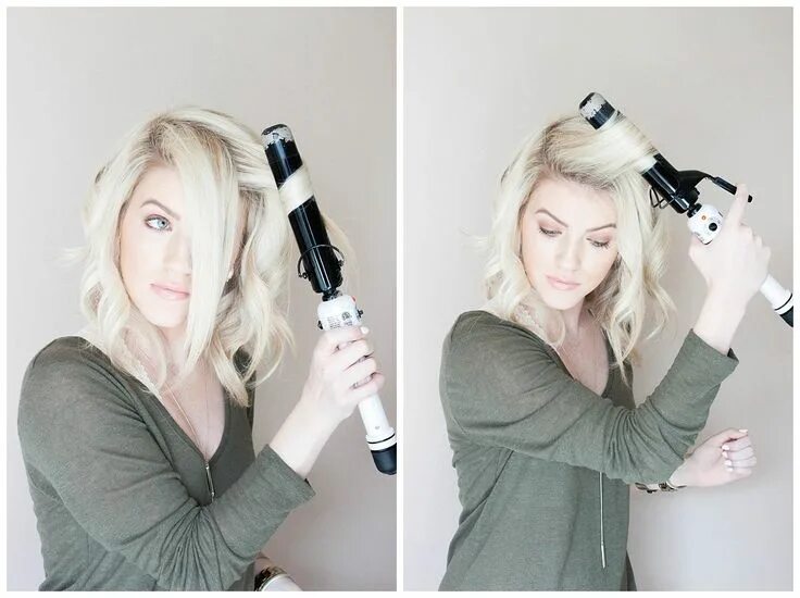 Прическа утюжком на короткие Kailey’s Hair Tutorial: How to style a long bob Double Shot of Sass Hair styles,