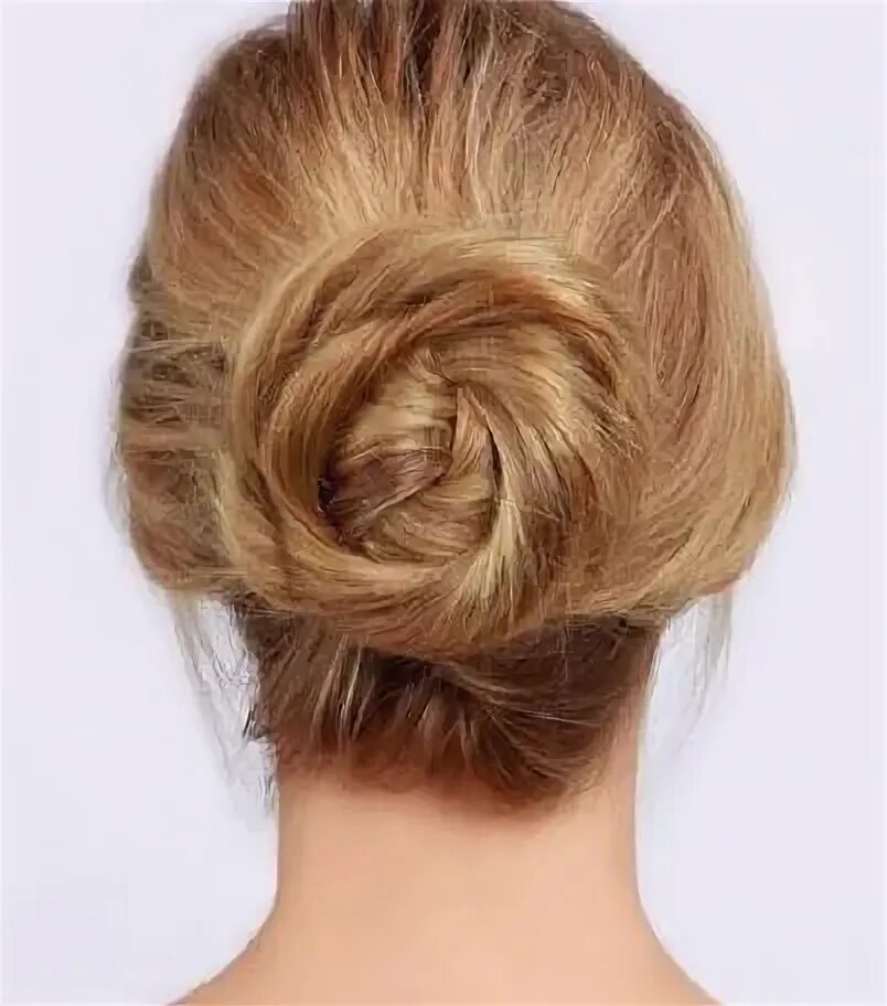 Прическа узел женская Coiffures chignon - Secrets de Beautés Hair Flower bun, Hair и Jewelry