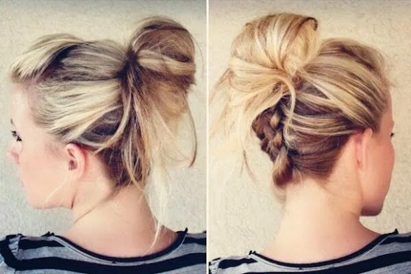 Прическа узел женская french-knot-hair-24 French Hairstyles Inverted french braid, Braided hairstyles,