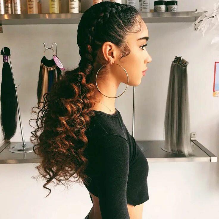 Прическа в клуб на длинные 5 Ways to Wear the Two Braid Cornrow Style Everyone's Rocking Unruly Two braid h