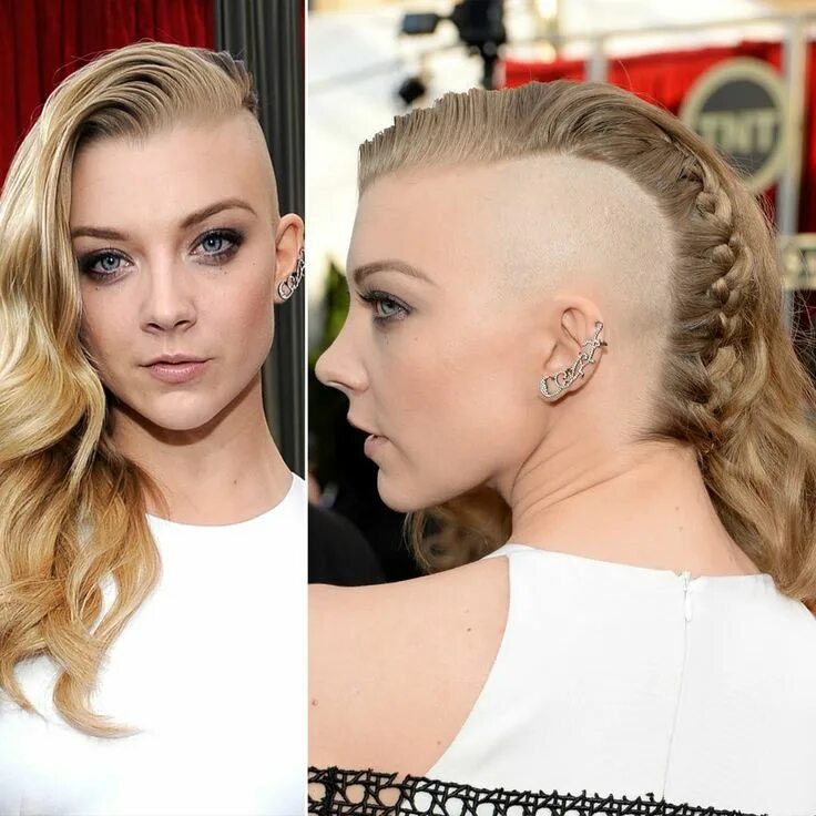 Прическа в разные стороны женская Pin by Chicken Cho on Cinematic Beauty Natalie dormer hair, Undercut hairstyles,