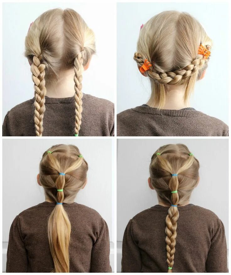 Прическа в школу 5 класс Современные Вечерние Прически Своими Руками + 160 ФОТО Braided hairstyles for we