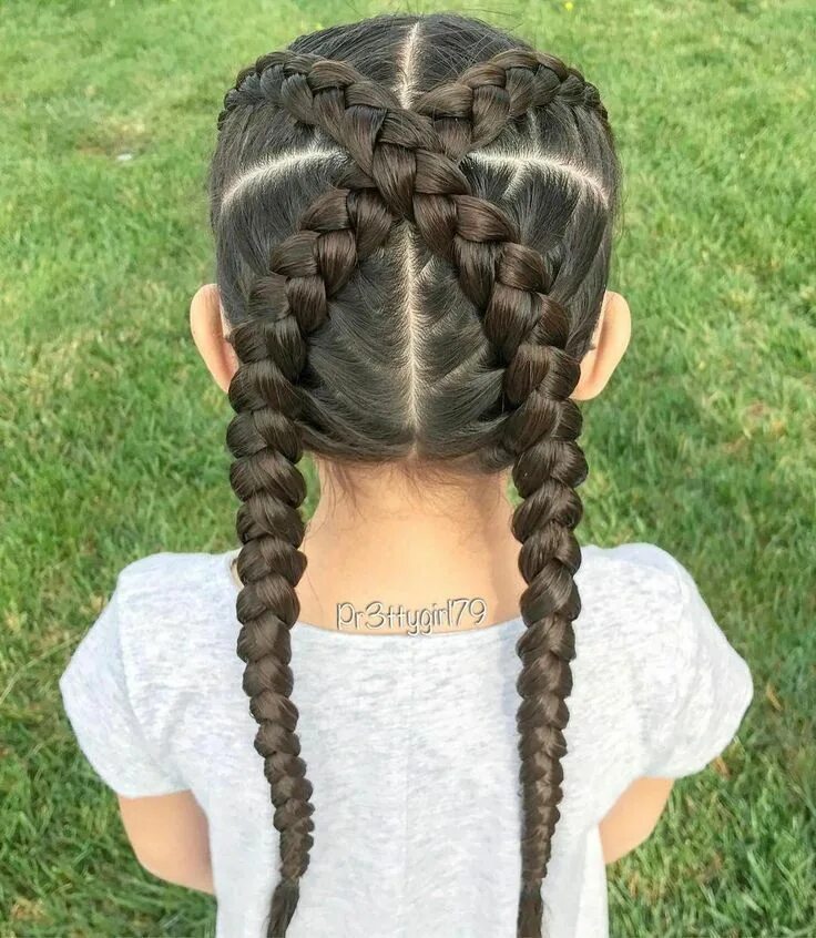 Прическа в школу две косички #dutchBraided - dutch Braided - #Braided #Dutch #dutchBraided in 2019 Braided ha