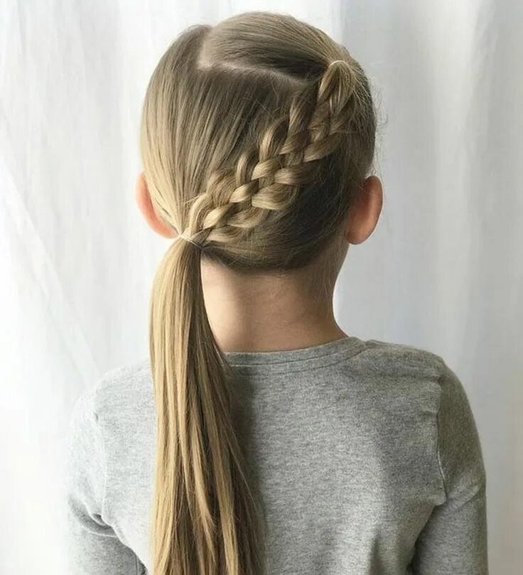 Прическа в школу на средние Amazon.fr : Produit Pour Cheveux Crepus Ponytail hairstyles easy, Braided ponyta