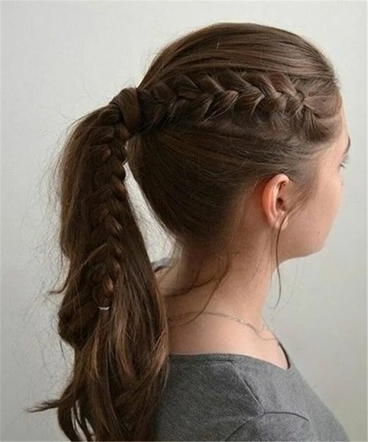 Прическа в школу на средние Easy And Cute Back To School Hairstyles You Must Try; Cute Hairstyles; medium le