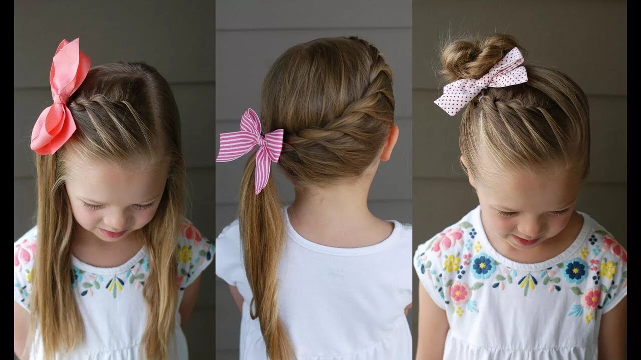 Прическа в школу под шапку 3 Five Minute Back to School Hairstyles Q's Hairdos - YouTube