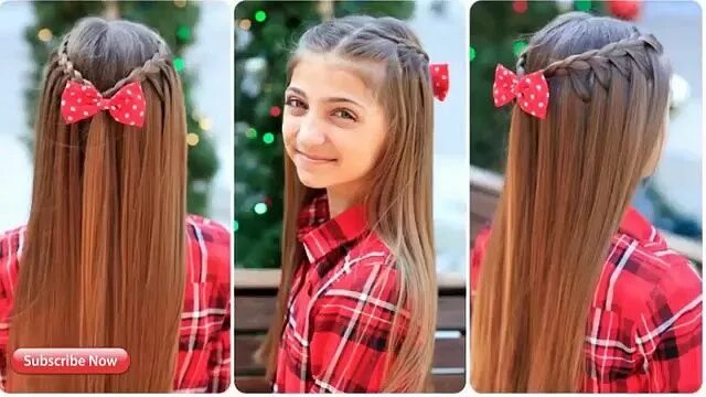 Прическа в школу распущены Pretty Girl Hairstyles - New Trendy Hairstyles Peinados para niñas, Peinados inf