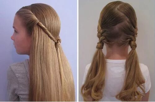 Прическа в школу старшекласснице Пин на доске Hair