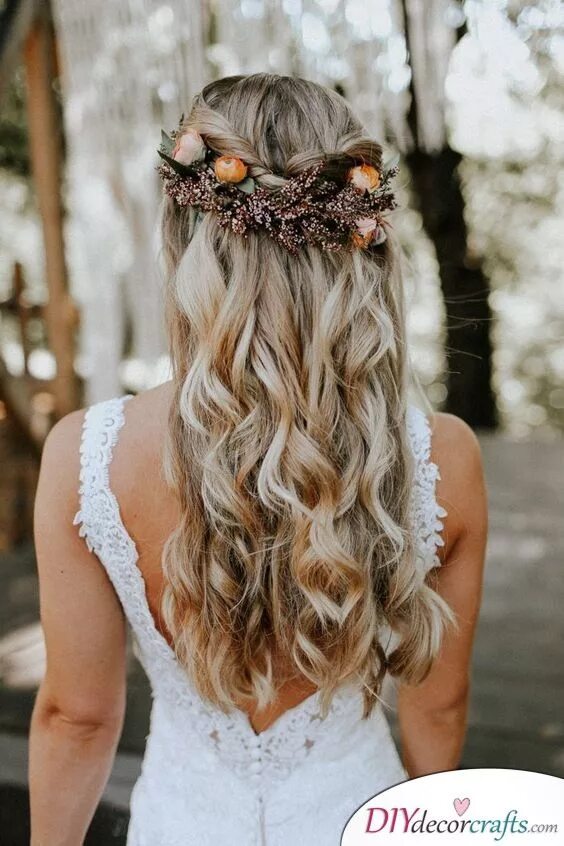 Прическа в стиле бохо на длинные волосы Autumn Vibes - Beautiful Bridal Hairstyles for Long Hair Loose hairstyles, Fall 