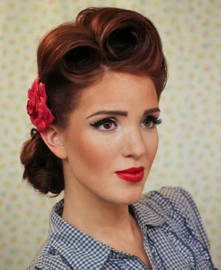 Прическа в стиле на средние Hairstyles 50S Women - 50s hairstyles - 20 vintage hairstyles of 1950 50s hairst