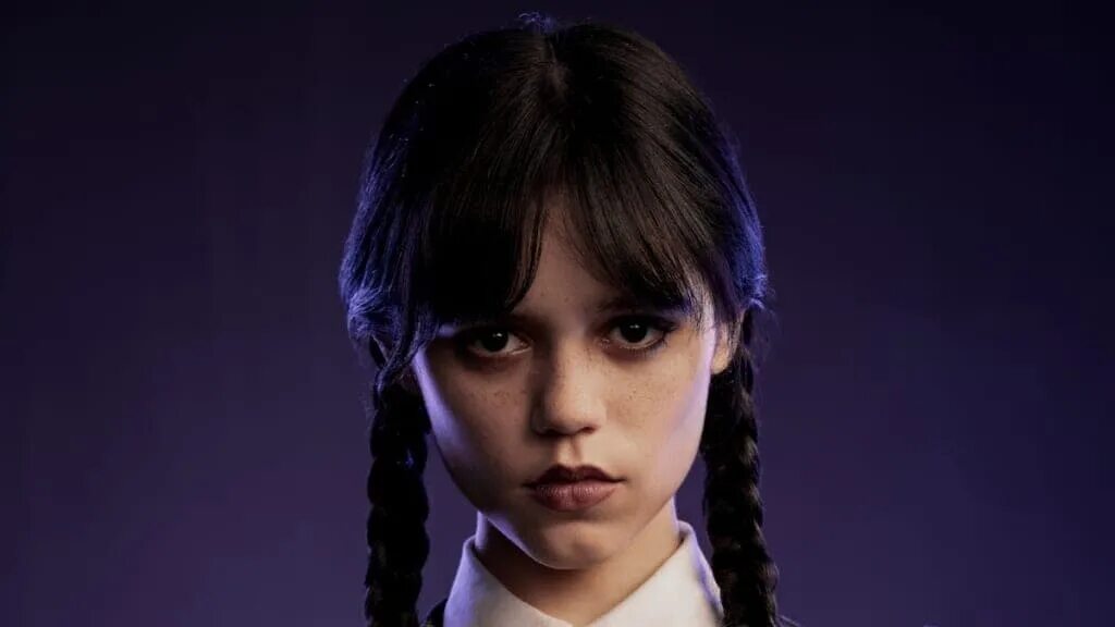 Прическа в стиле уэнсдей для девочки See Jenna Ortega as Wednesday Addams in Netflix Series First Look (Video)