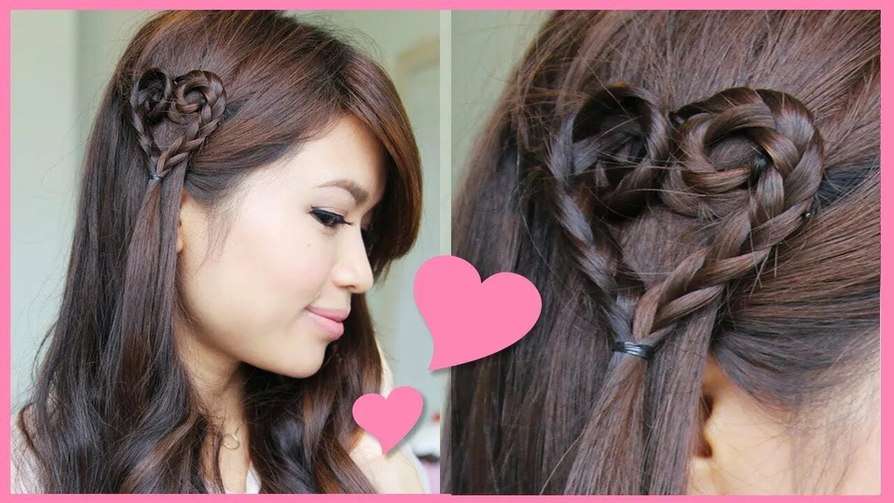 Прическа валентины 6 Valentine's Day Hairstyles For Teenage Girls - YouTube