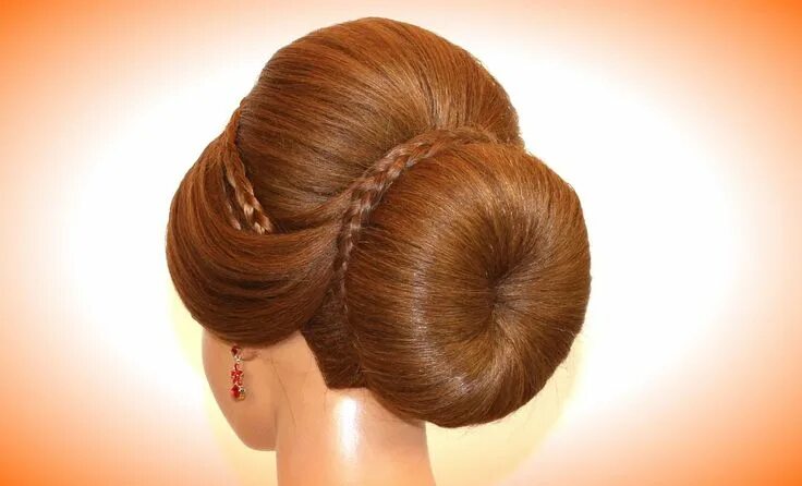 Прическа валик на короткие волосы Hairstyles for long hair. Updo hairstyles. Long hair styles, Hair updos, Hair vi