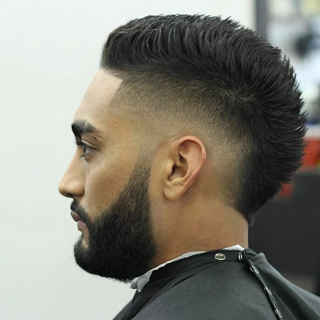 Прическа варриор Hairstyle Trends - 28 Lit Faux Hawk Fade Haircuts for Guys (Photos Collection) M