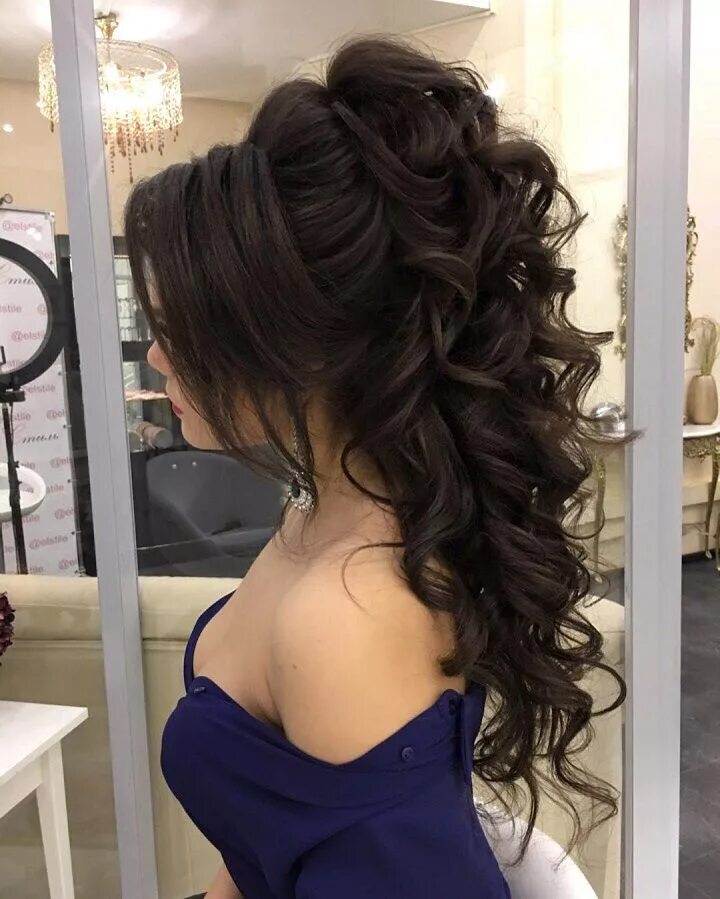 Прическа вечерний длины волос Beautiful Bridal hairstyle to inspire you Formal hairstyles for long hair, Hair 