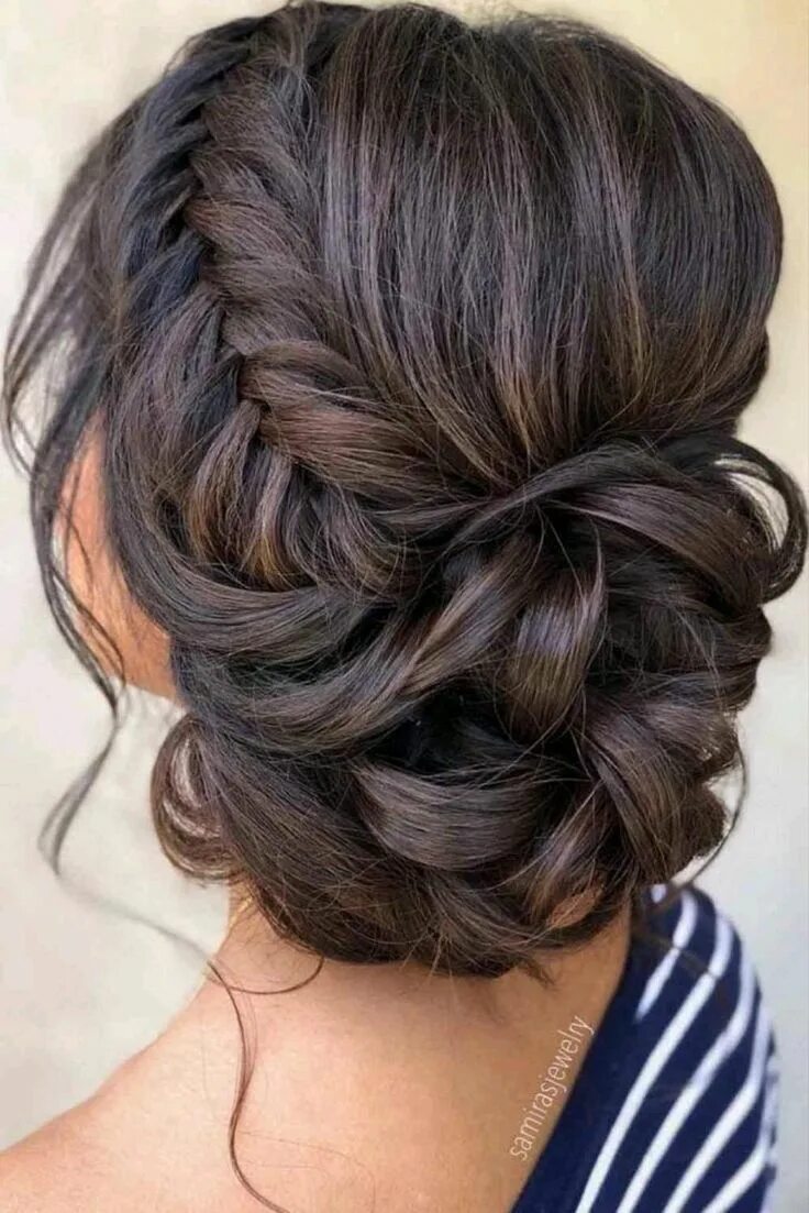 Прическа вечерняя косы длинные волосы Elegant hair Wedding hairstyles, Easy hairstyles, Prom hair updo