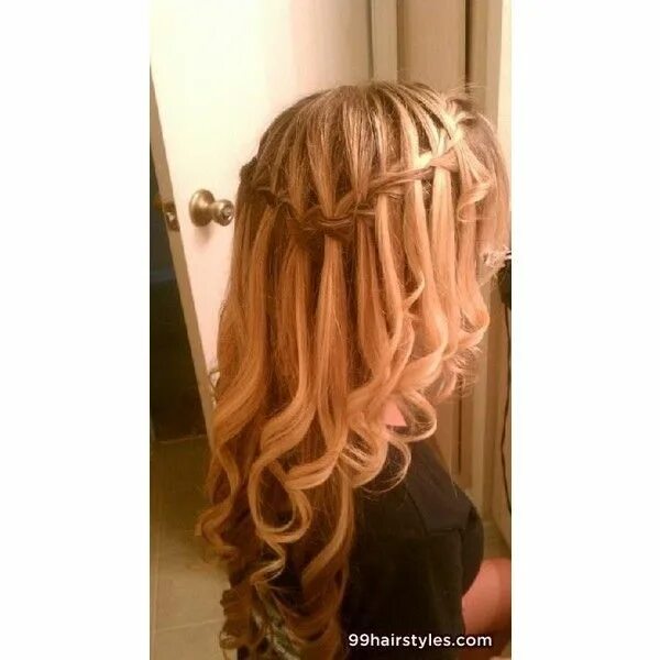 Прическа водопад amazing long blonde hairstyle idea Hairstyle Ideas ❤ liked on Polyvore Hair styl