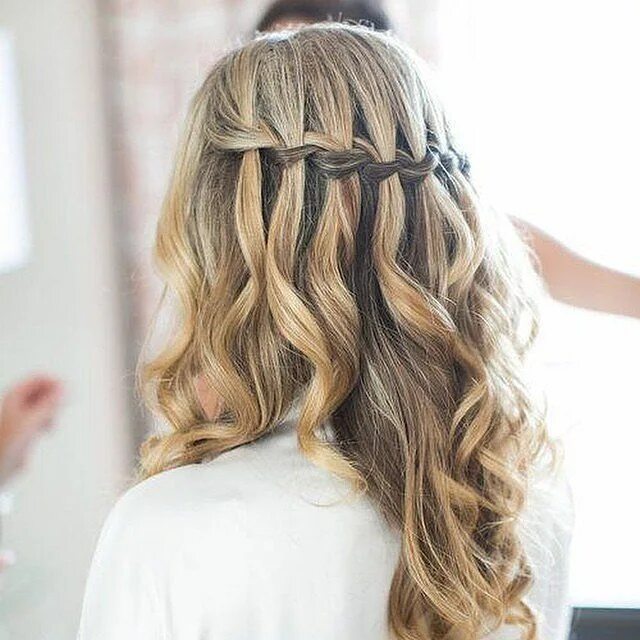 Прическа водопад короткие волосы A Comprehensive Guide to Every Gorgeous Braid From Pinterest Wedding hairstyles 