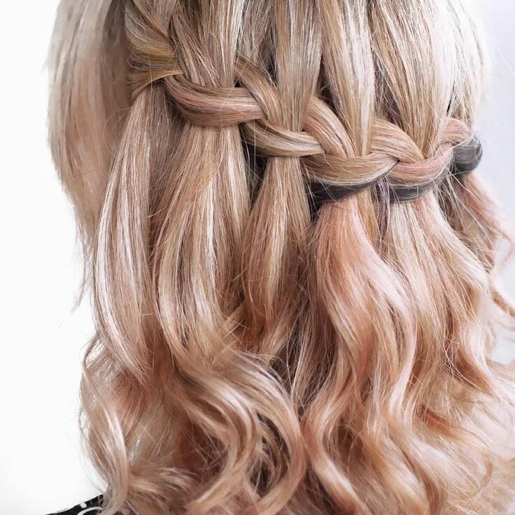 Прическа водопад короткие волосы Flechtfrisuren für lange Haare: Wunderschön und einfach Wunderweib Braids for lo