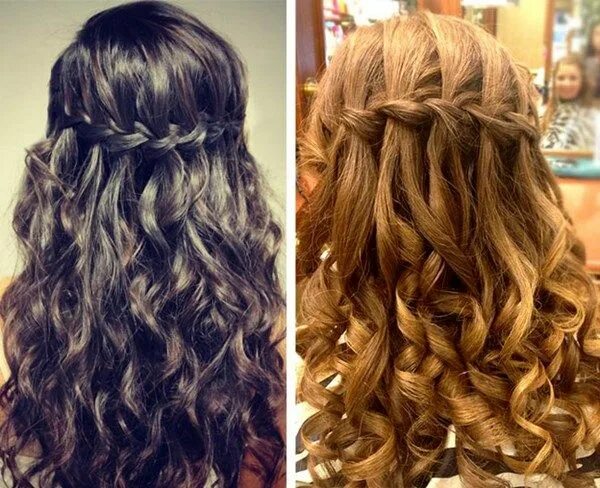 Прическа водопад на длинные волосы 70+ Fashion & beautiful Braids hairstyles 2018 Braided hairstyles, Hair styles, 