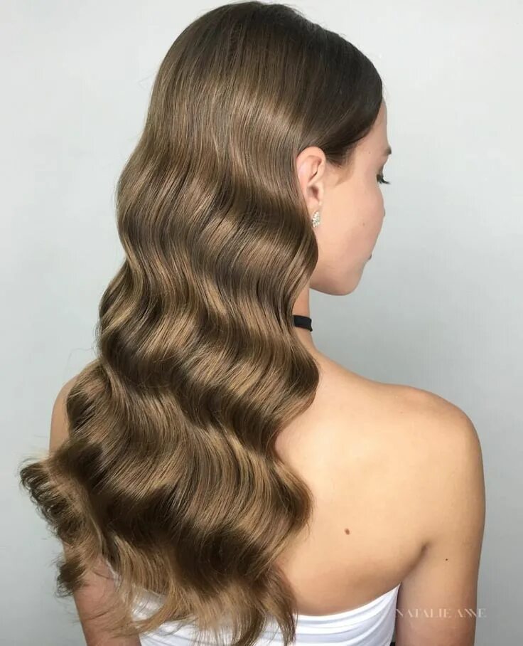 Прическа волны на длинные волосы фото Pin on ondas de agua Hair styles, Pinterest hair, Great hair