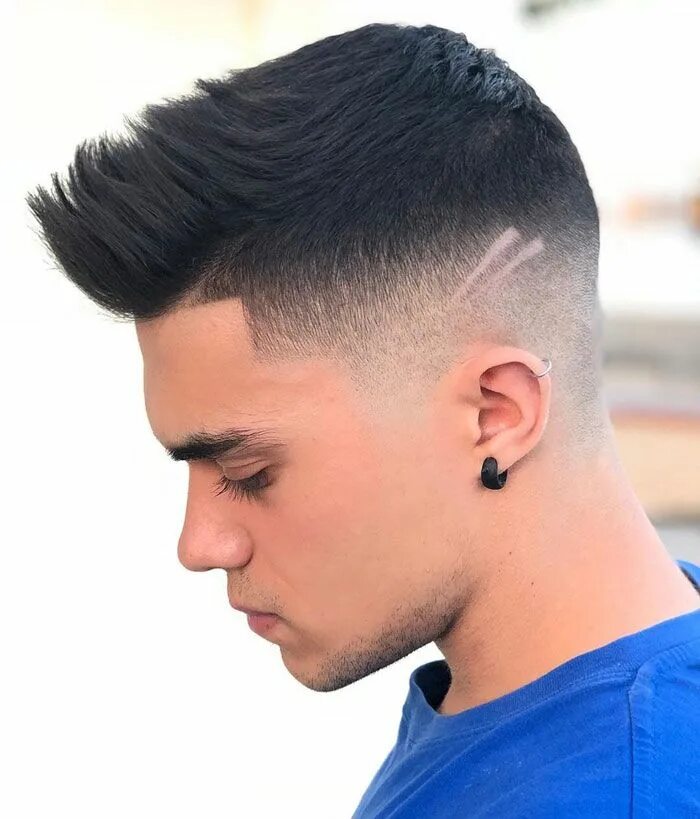 Прическа волос молодежный Faux Hawk Haircuts For Men: 47 Awesome Styles Fade haircut, Mens haircuts fade, 