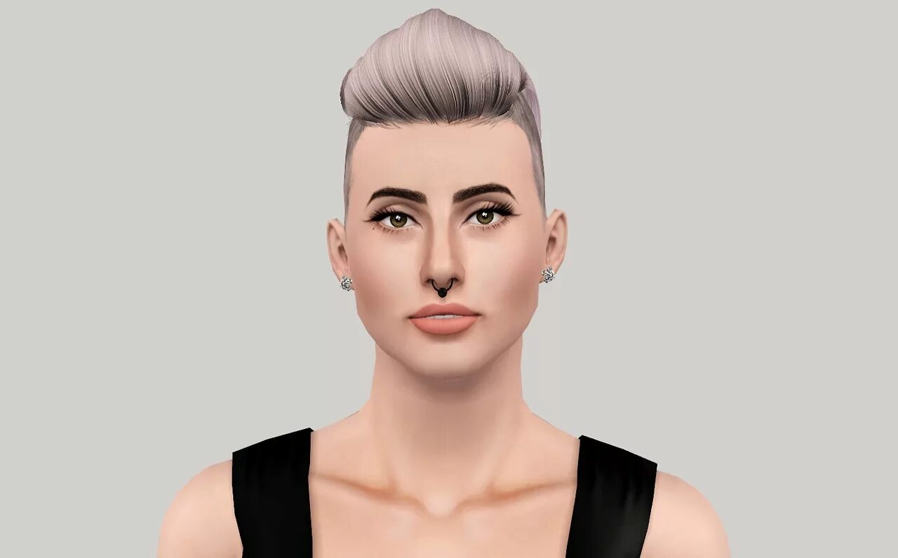 Прическа вульф кат мужская Coolsims 048 hairstyle retextured by Pocket - Sims 3 Hairs