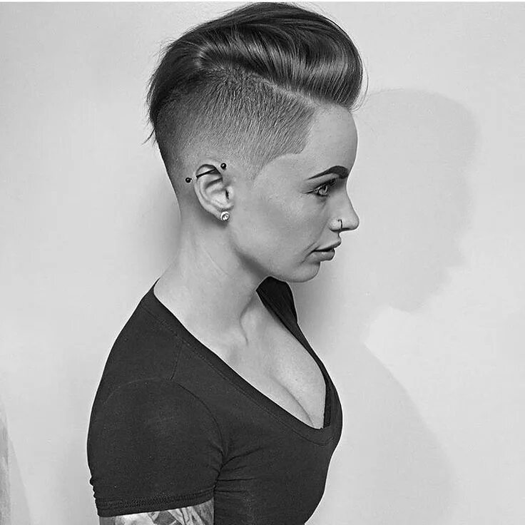 Прическа выбритая для женщин awesome 70 Striking Short Pixie Cuts Ideas -- Keeping It Trendy and Upscale Hair