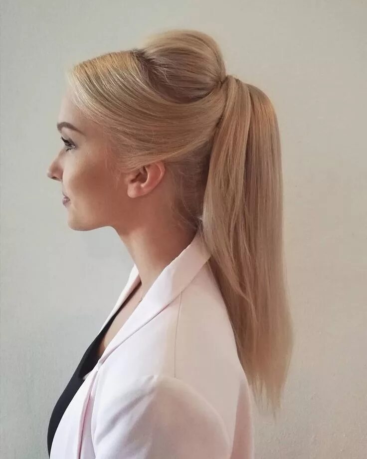 Pin on Blonde. Sporty ponytail, Long hair styles, Ponytail hairstyles