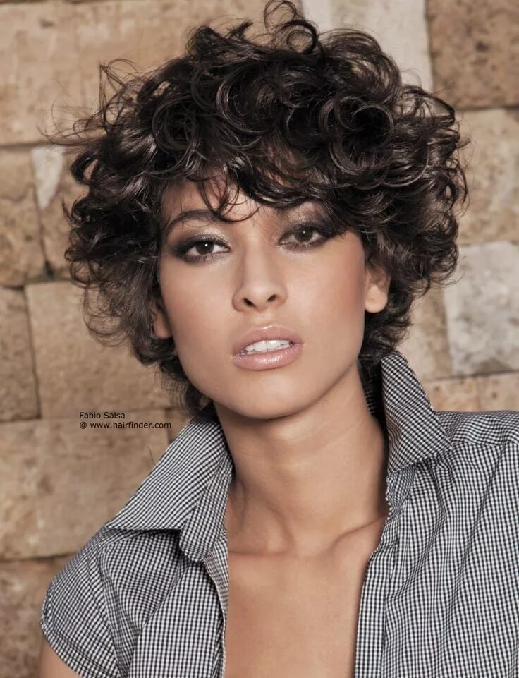 Прическа вьющиеся волосы женская Hairstyle For Women With Short Curly Hair Überprüfen Sie mehr unter http://frisu