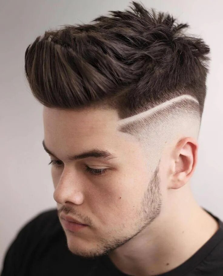 Прическа ястреб как сделать #hardpart #haircuts #sidepart #Menshairstyles Cabelo masculino, Cabelo masculino