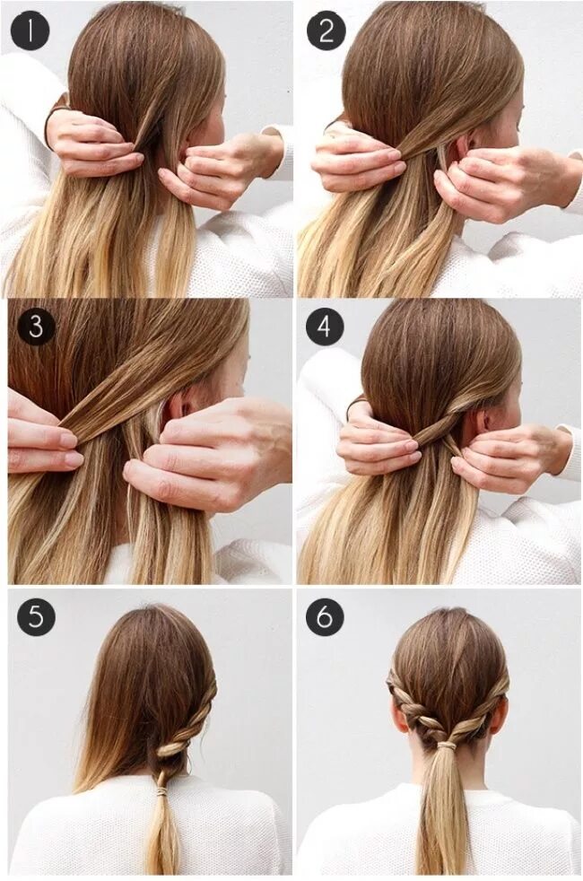 Прическа за 5 минут 10 summer hairstyles you can create in 5 minutes Frisuren, Coole frisuren, Selbs