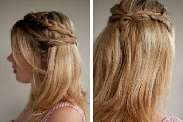 Прическа за 5 минут на волосы 10 Summer Braided Hairstyles for Long Hair Peinados con trenzas, Peinados, Trenz