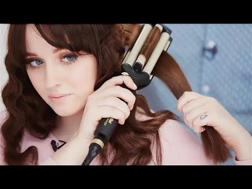 Прическа завить волосы BaByliss Get Your Look- Textured Half Updo - YouTube Half updo, Hair straightene