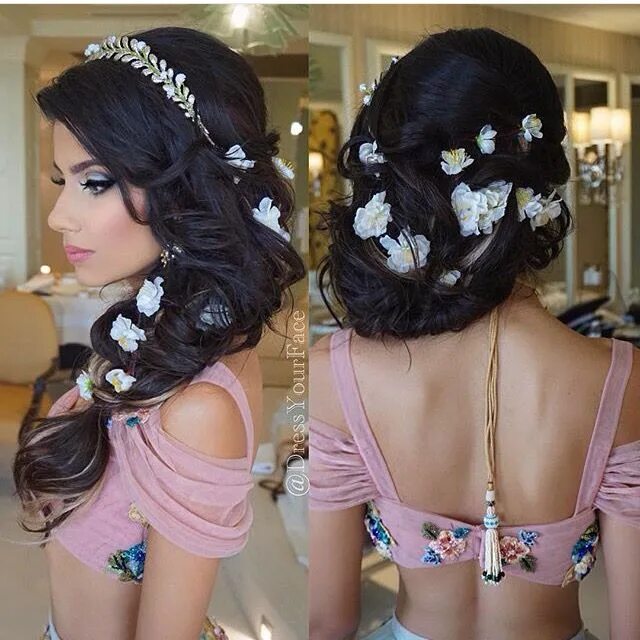 Прическа жасмин для девочки Princess jasmine braid Jasmine hair, Quince hairstyles, Hair styles