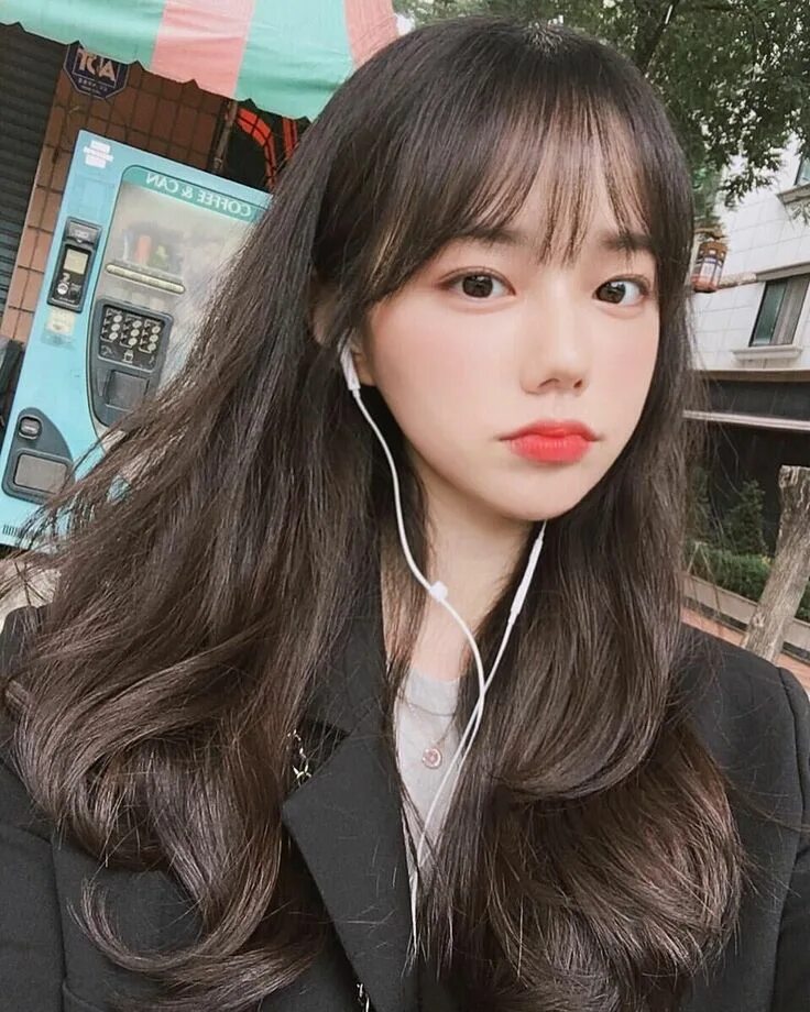 Прическа женская корея Pin on Lifestyle Korean long hair, Korean bangs hairstyle, Ulzzang hair