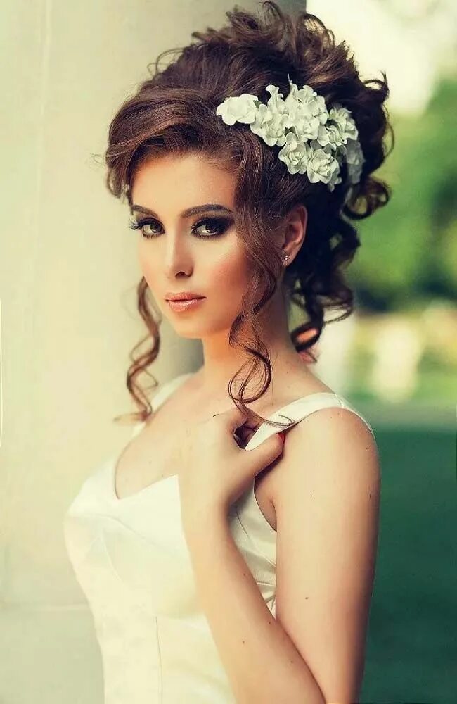 Прическа женская на свадьбу Perfect and fine wedding hairstyle 2019 Wedding hairstyles, Down hairstyles, Bri