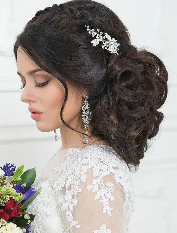 Прическа женская на свадьбу Elegant Wedding Hair Ideas