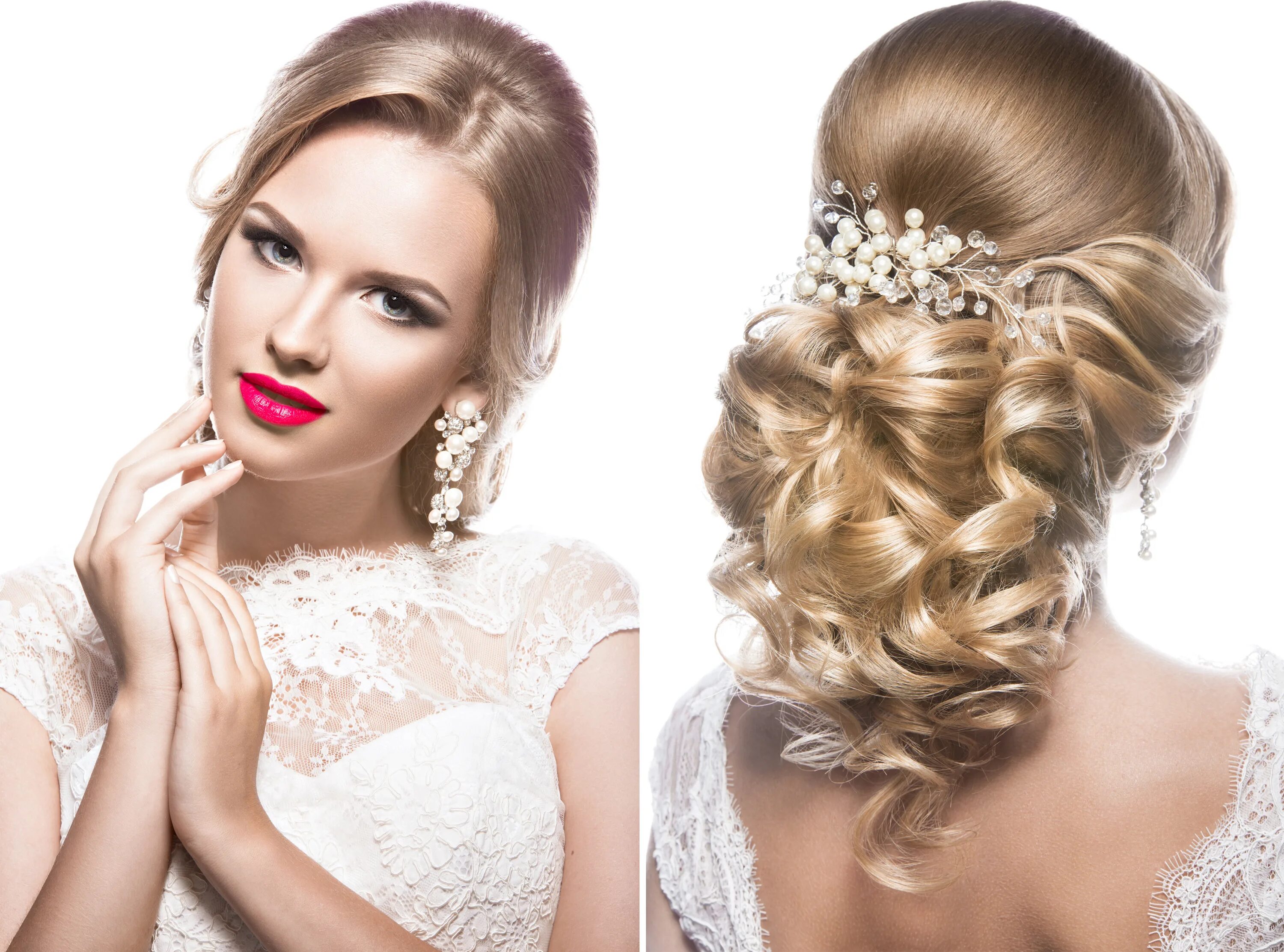 Прическа женская на свадьбу Wedding Hairstyles for a Round Face Shape - Hair World Magazine