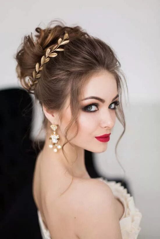 Прическа женская на свадьбу Top 30 Long Wedding Hairstyles for Bride from Art4studio Hochsteckfrisuren hochz