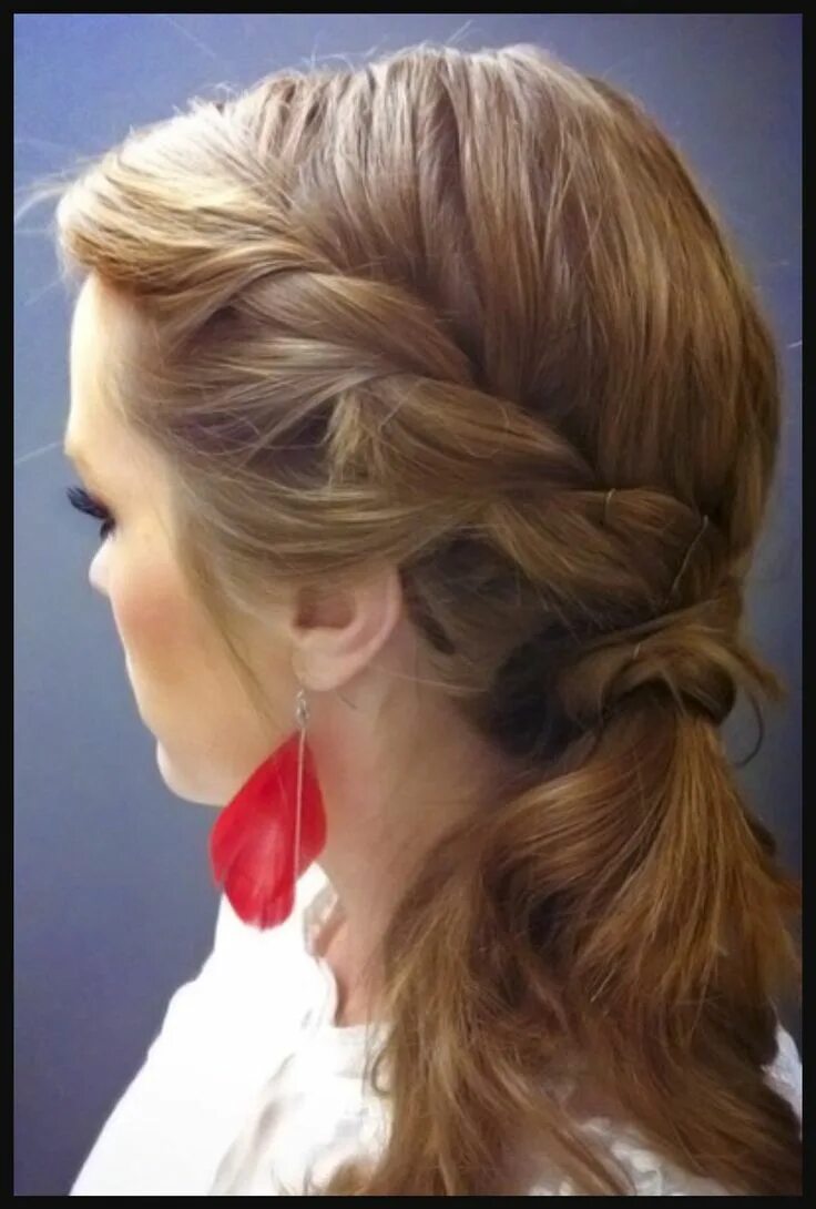 Прическа жгутики на длинные Épinglé sur Bridesmaid hair Coiffure mariée, Coiffure, Coiffure mariage