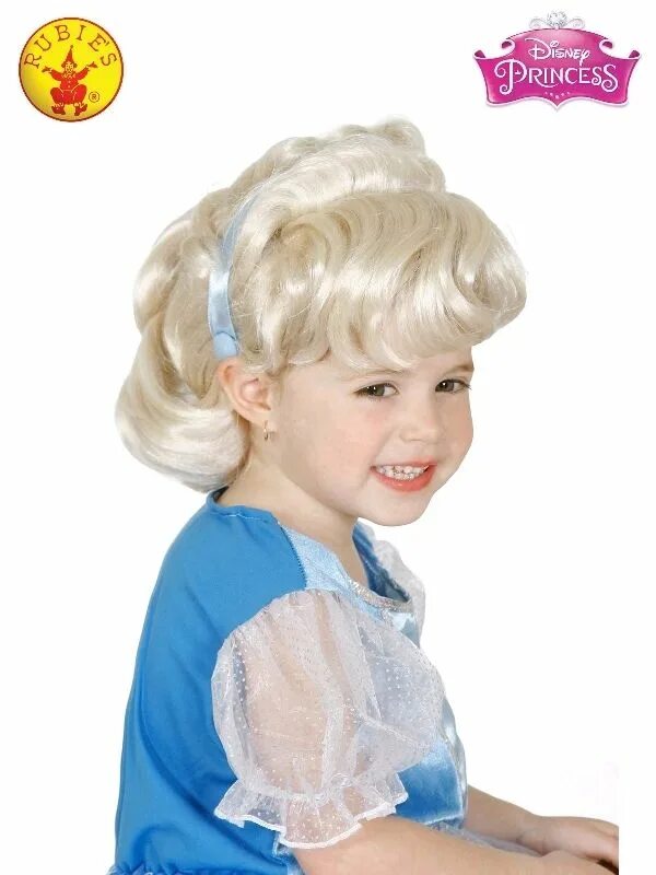 Прическа золушки для девочки Disney Princess Costume - Cinderella Childrens Wig