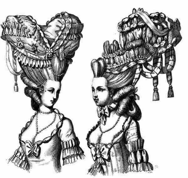 Прически 17 века Une coiffure d’époque ! 18th century wigs, 18th century hairstyles, 18th century