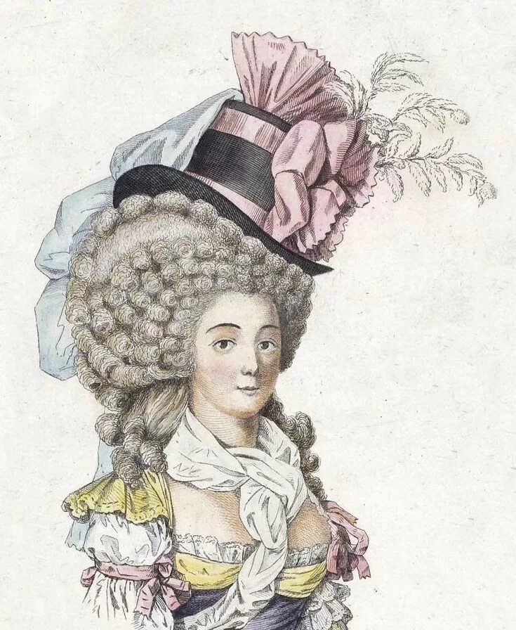 Прически 17 века Pin by mara basso on costume 18th century hats, 18th century fashion, 18th centu