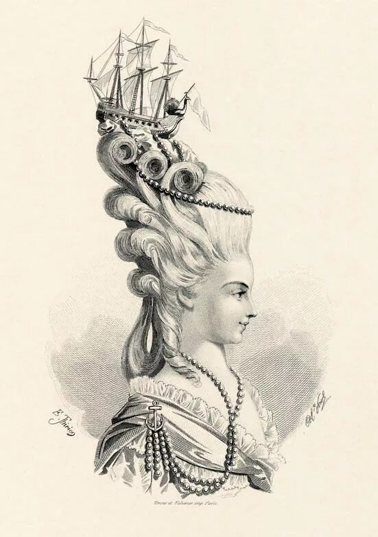 Прически 18 века Marie Antoinette’s Marie antoinette, Marie antoinette hairstyle, Drawings