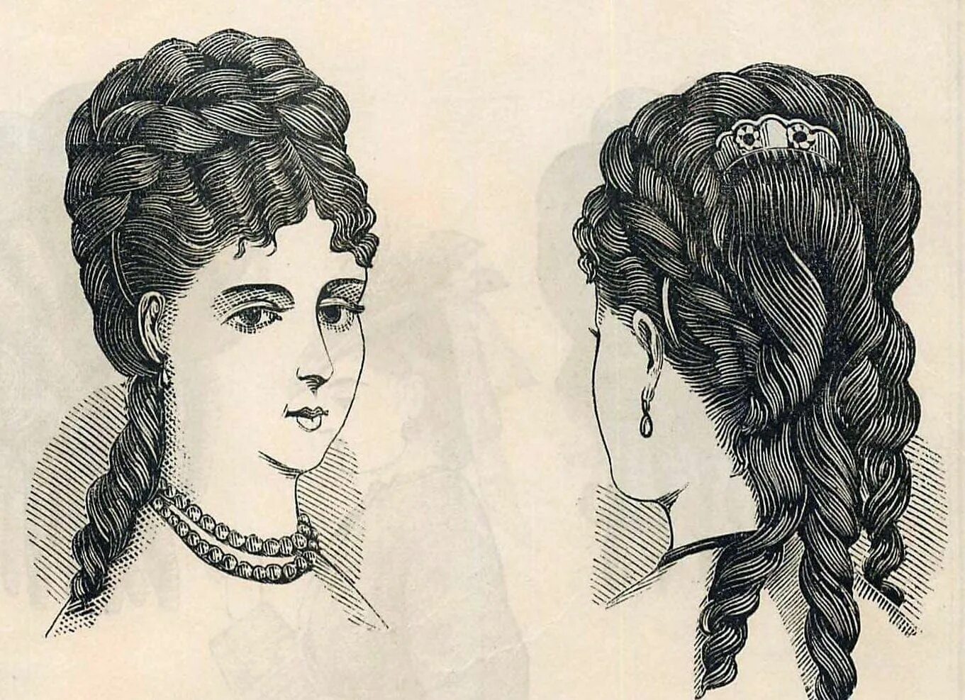 Прически 19 See 40 Victorian hairstyles for women from the 1870s & 1880s - Click Americana V