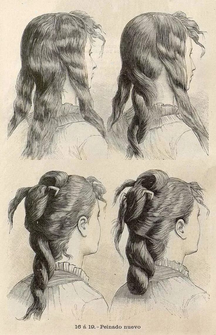 Прически 19 века La enagua voladora Edwardian hairstyles, Victorian hairstyles, Vintage hairstyle