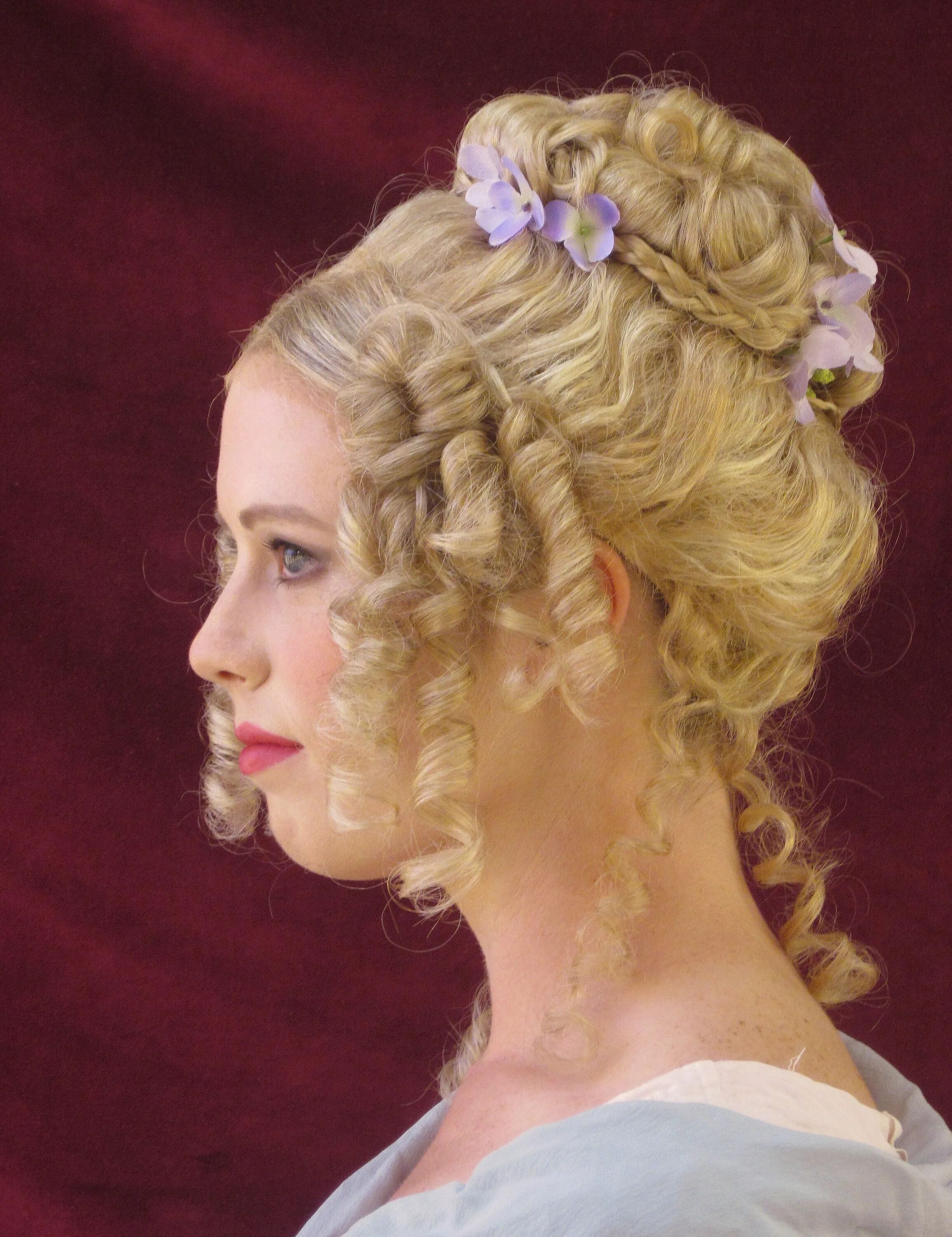 Прически 19 века женские как сделать adjust to 1840 Historical hairstyles, Victorian hairstyles, Hair styles